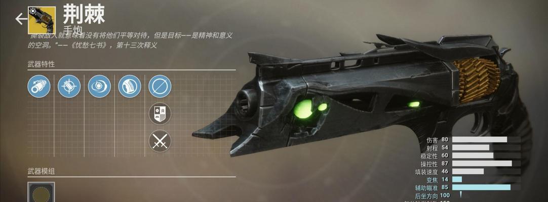 《命运2PVP必备武器大揭秘》（PVP神枪选哪一把）