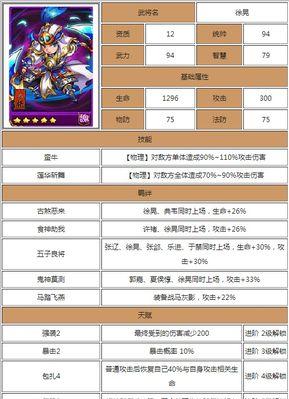 徐晃阵容攻略