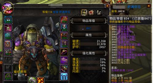 魔兽世界萨满祭司装备选择攻略（如何选择71级增强萨满祭司橙装饰品）