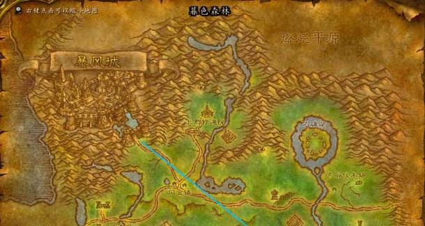 魔兽世界中隐秘森林的进入方式是什么？